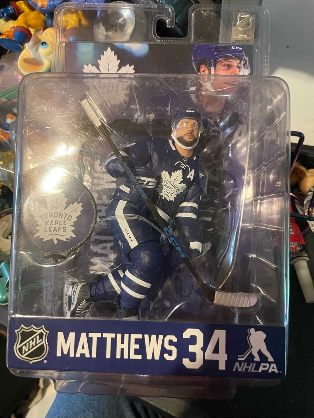 Auston Matthews #34 Toronto Maple Leafs Figure - Blue/White
